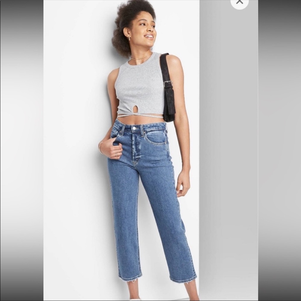 Wild Fable - Highest Rise Straight Jean - Sz 12